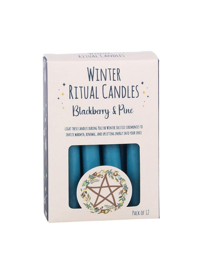 Blackberry & Pine Winter Ritual Spell Candles
