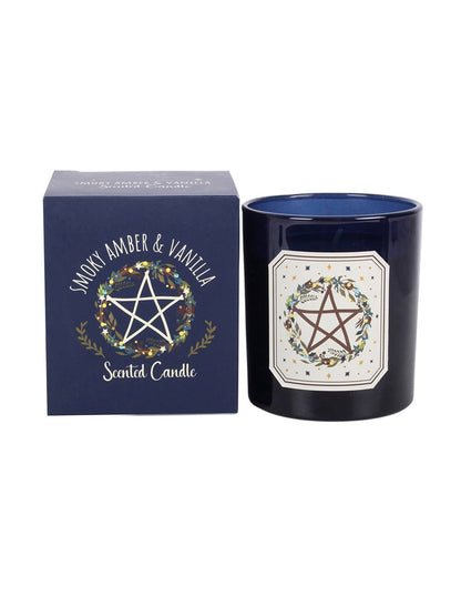 Solstice Wreath Smoky Amber & Vanilla Candle