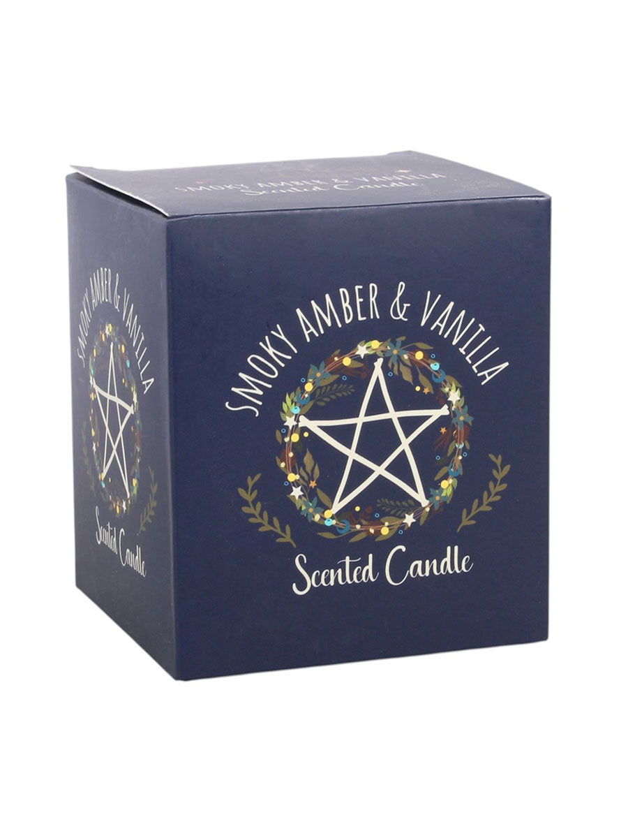 Solstice Wreath Smoky Amber & Vanilla Candle