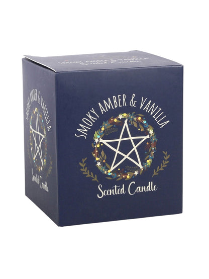 Solstice Wreath Smoky Amber & Vanilla Candle