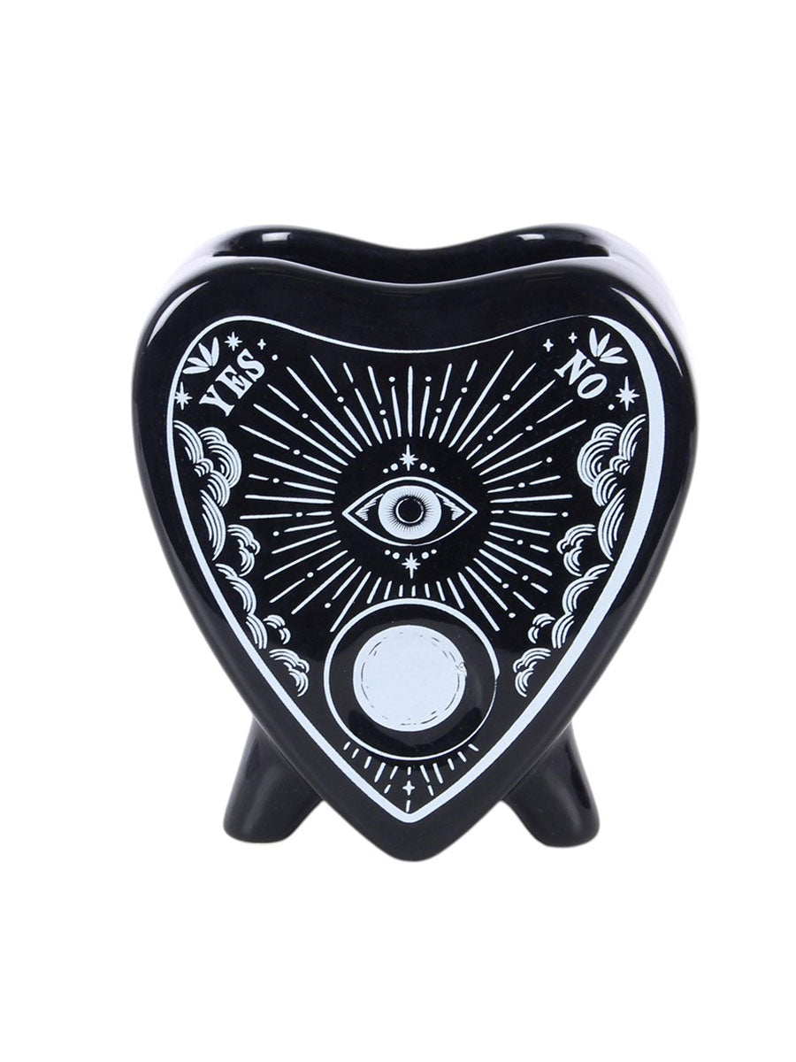 Black Planchette Flower Vase