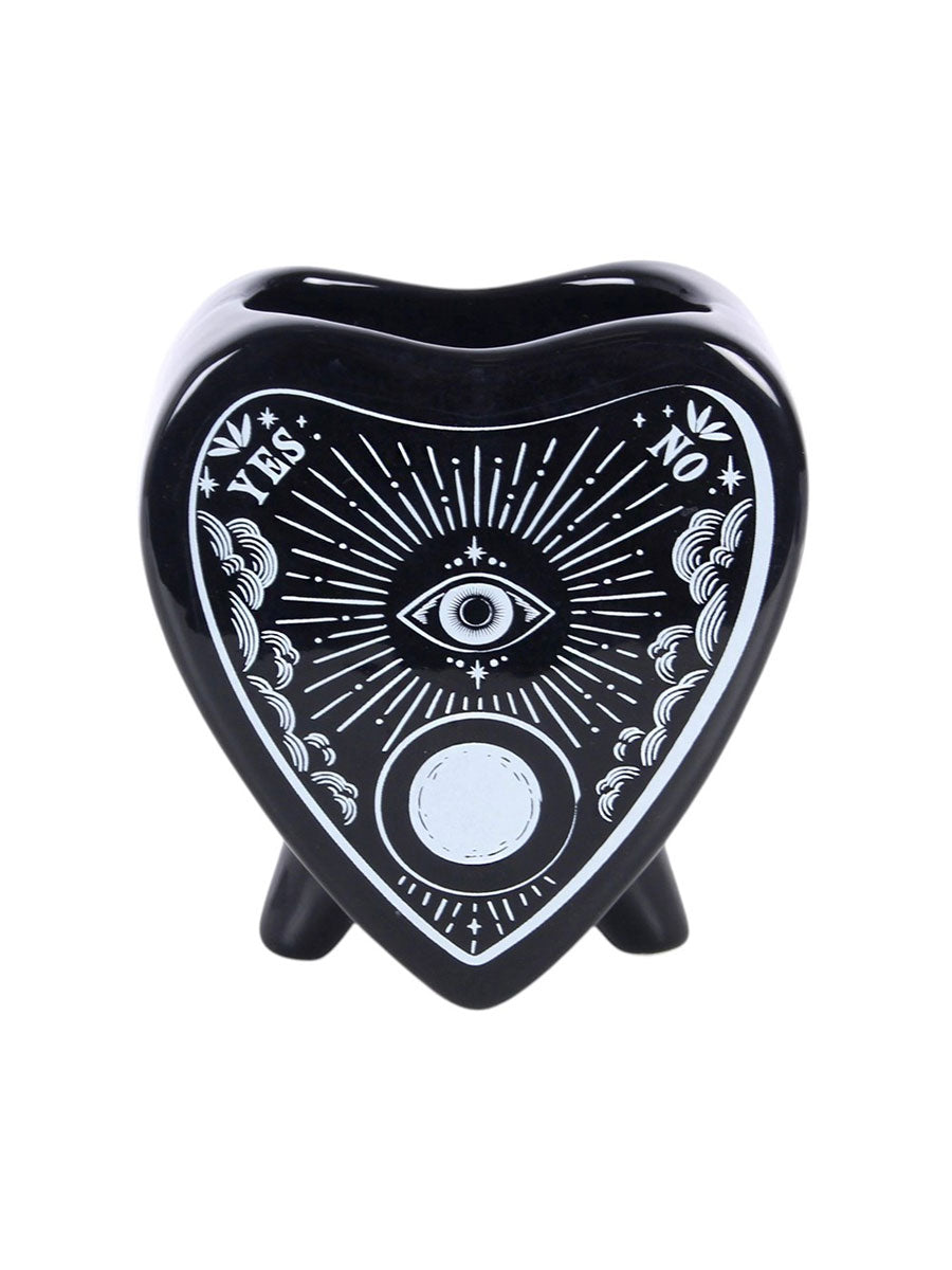Black Planchette Flower Vase