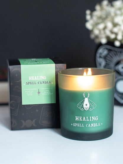 Healing - Eucalyptus Mint Scented Spell Candle