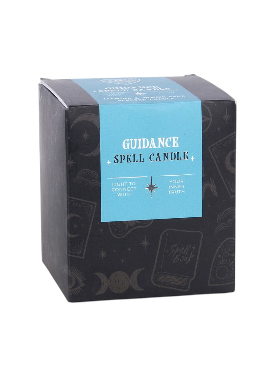 Guidance - Jasmine & White Sage Scented Spell Candle