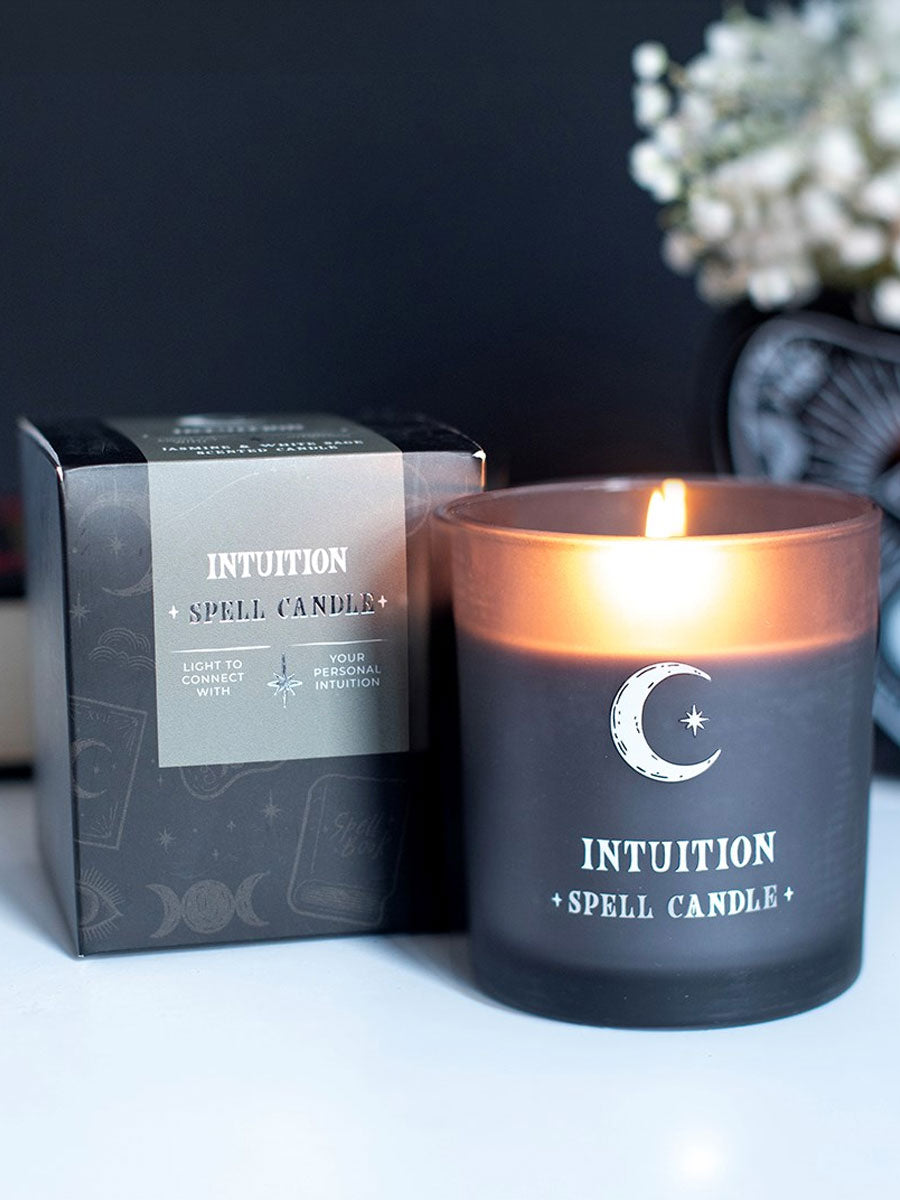 Intuition - Jasmine & White Sage Scented Spell Candle