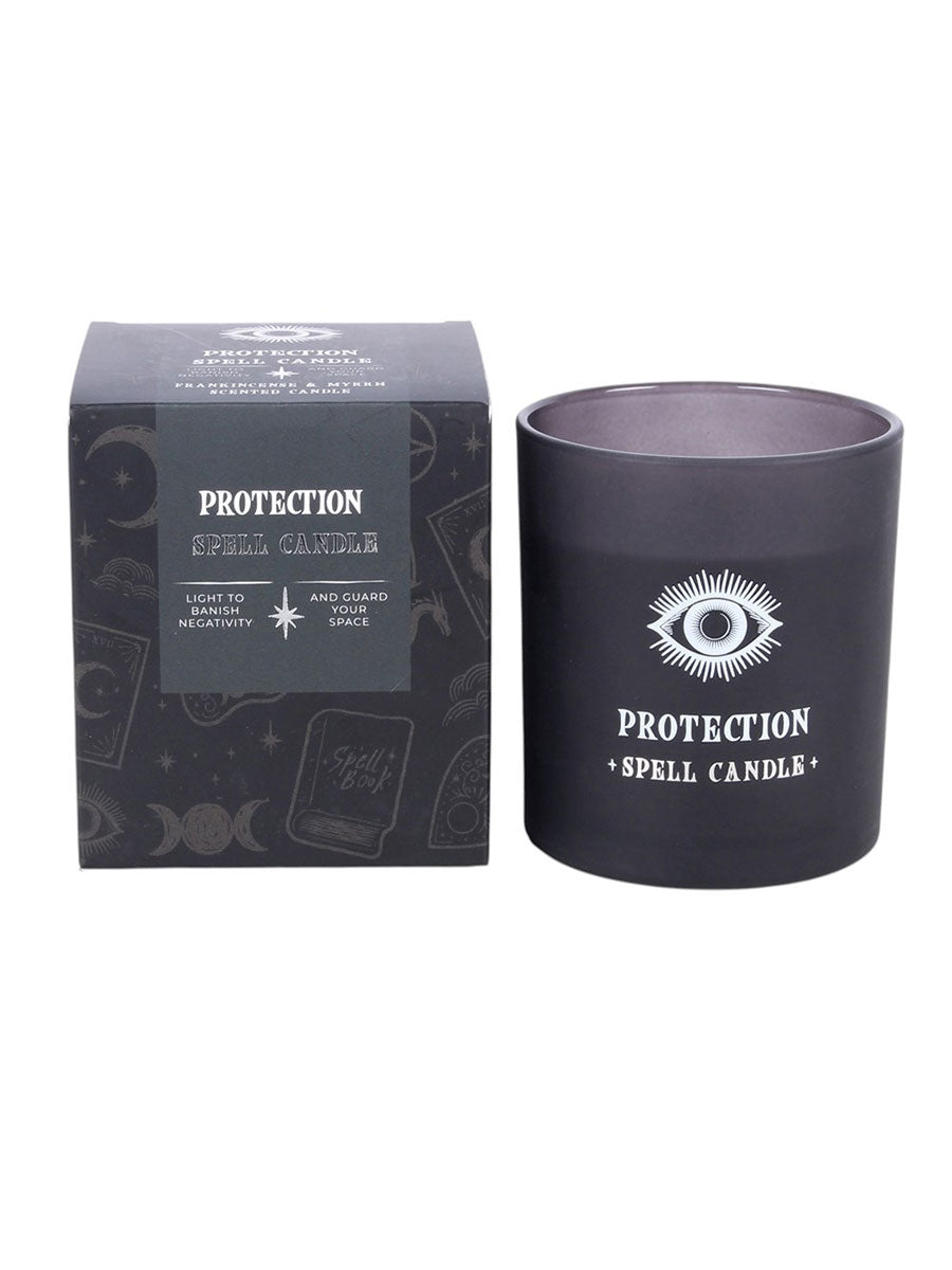 Protection - Frankincense & Myrrh Scented Spell Candle