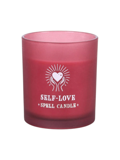 Self Love - Rose & Vanilla Scented Spell Candle