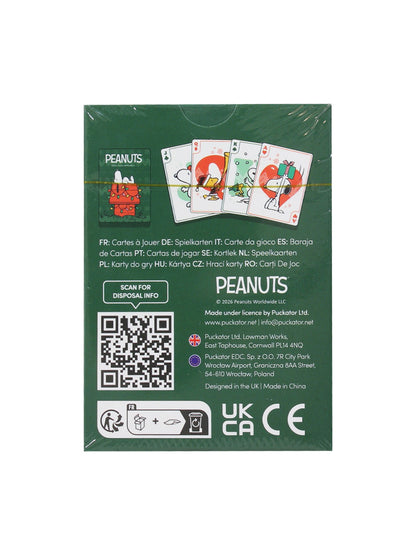 Peanuts Christmas Snoopy & Woodstock Standard Playing Cards