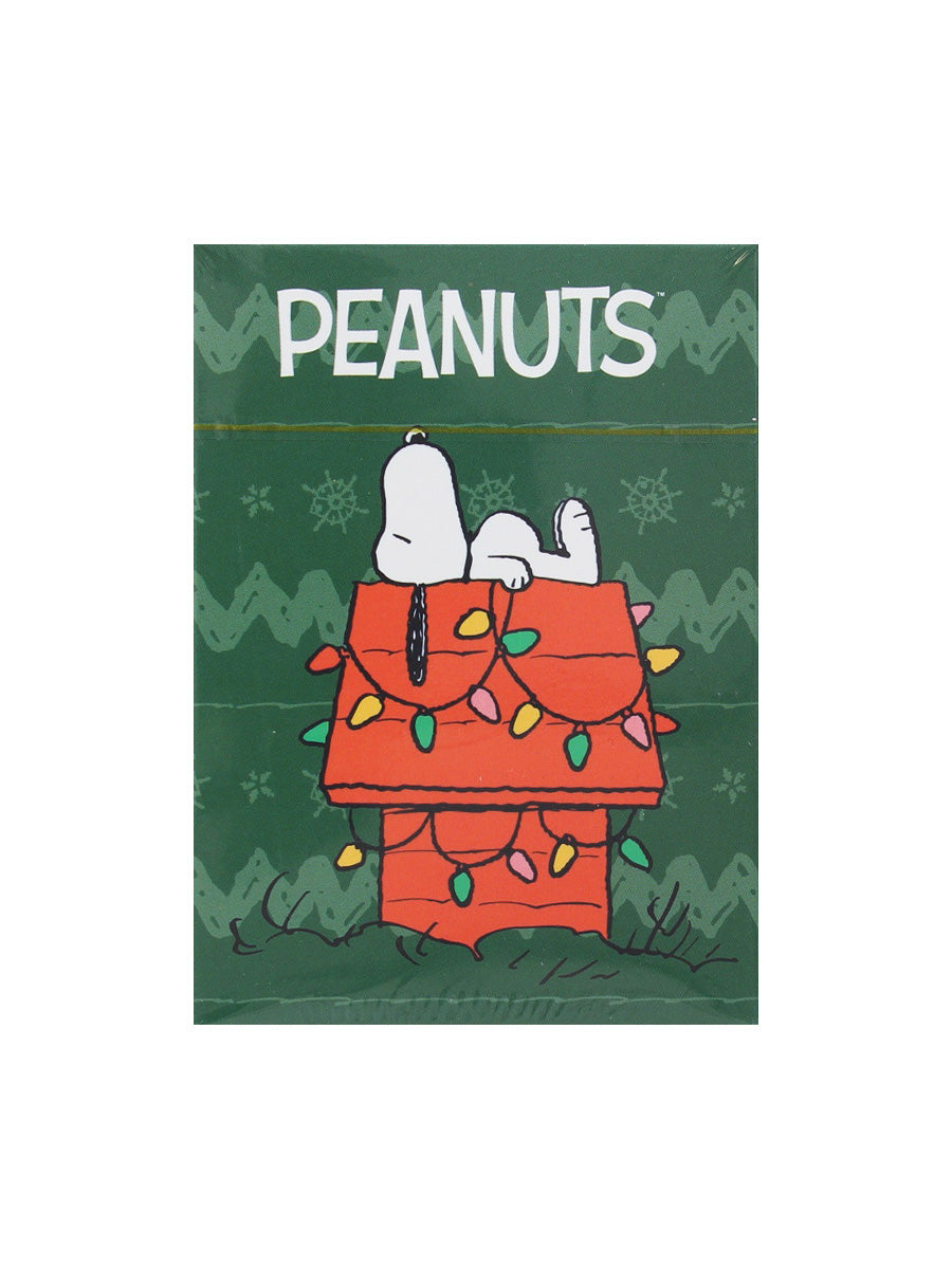 Peanuts Christmas Snoopy & Woodstock Standard Playing Cards