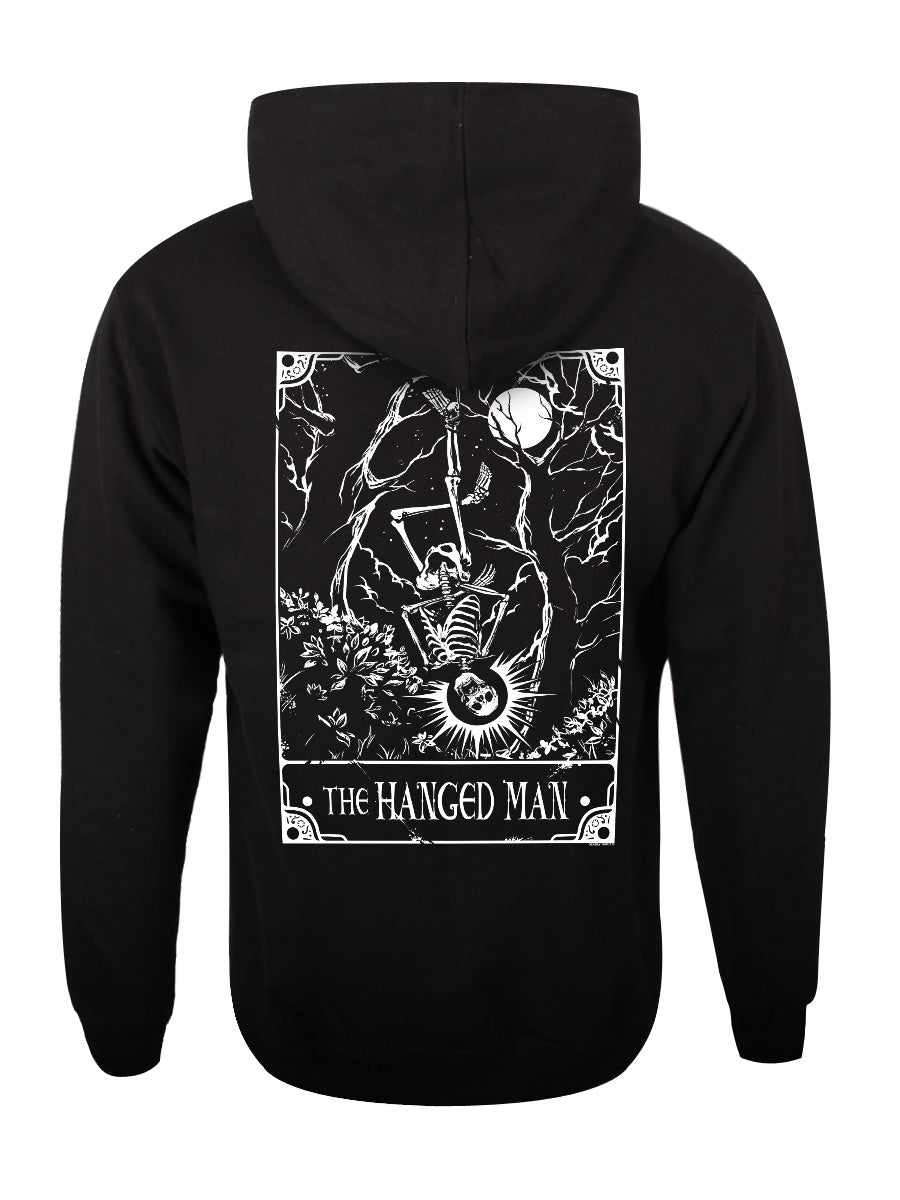Deadly Tarot - The Hanged Man Unisex Black Pullover Hoodie