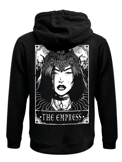Deadly Tarot - The Empress Black Zipped Hoodie