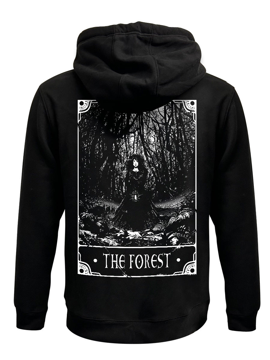 Deadly Tarot - The Forest Black Zipped Hoodie