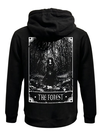 Deadly Tarot - The Forest Black Zipped Hoodie