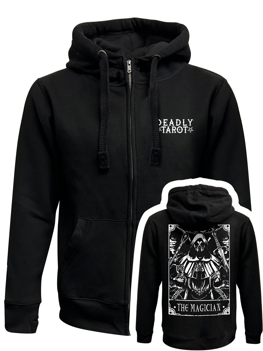 Deadly Tarot - The Magician Black Zipped Hoodie