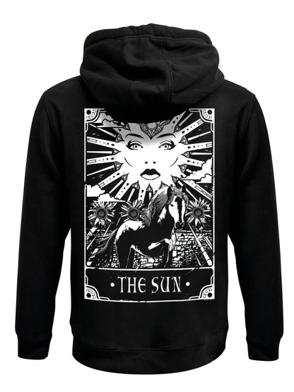 Deadly Tarot - The Sun Black Zipped Hoodie