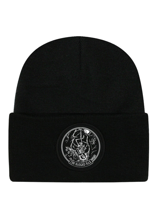 Deadly Tarot - The Hanged Man Black Beanie