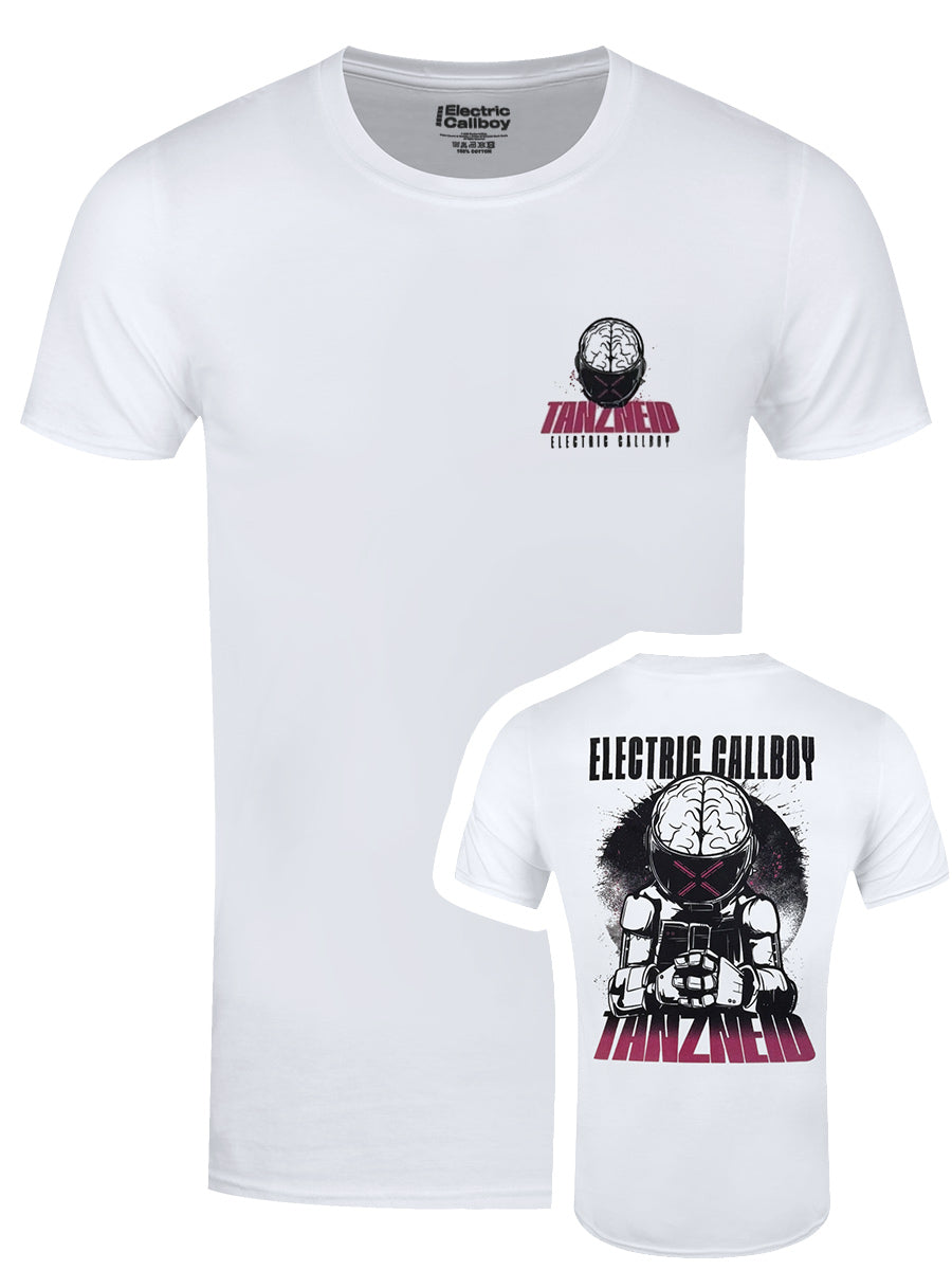 Electric Callboy Unisex Tanzneid Robot Men's White T-Shirt