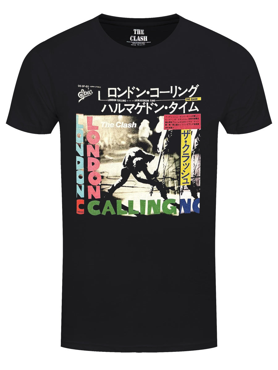 The Clash London Calling Japan Men's Black T-Shirt
