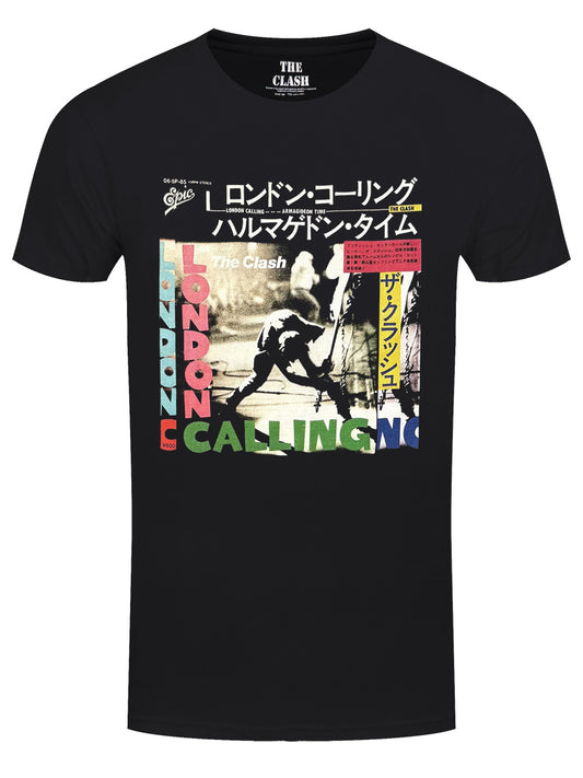 The Clash London Calling Japan Men's Black T-Shirt