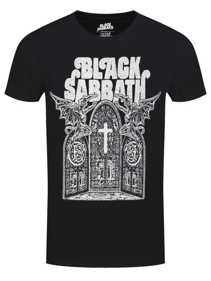 Black Sabbath Church Windows Men's Black T-Shirt