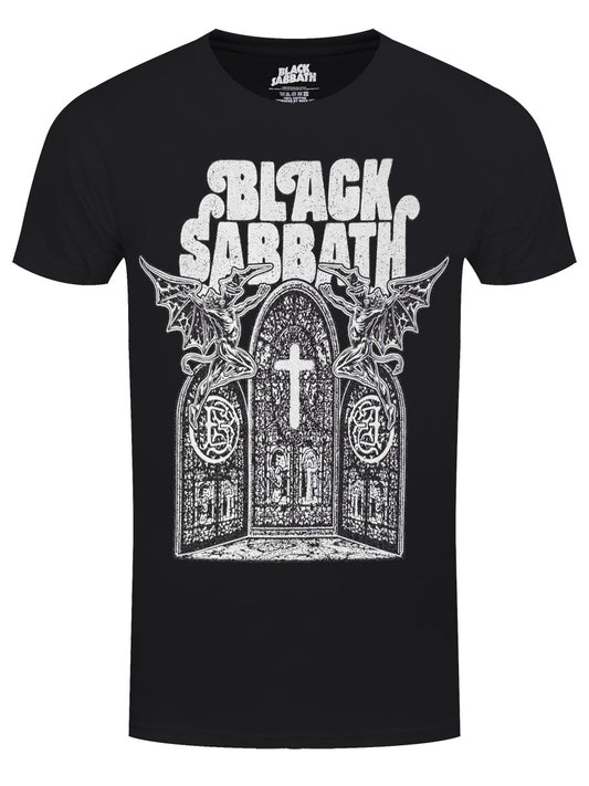 Black Sabbath Church Windows Men's Black T-Shirt