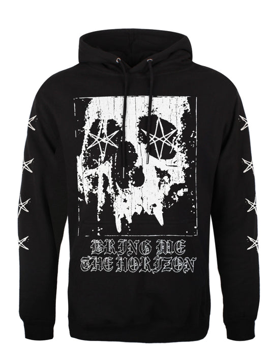 Bring Me The Horizon Oversized Skull Men's Black Pullover Hoodie