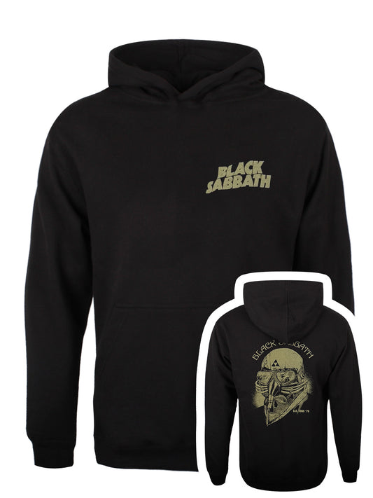 Black Sabbath Pocket Logo US Tour '78 Men's Black Pullover Hoodie