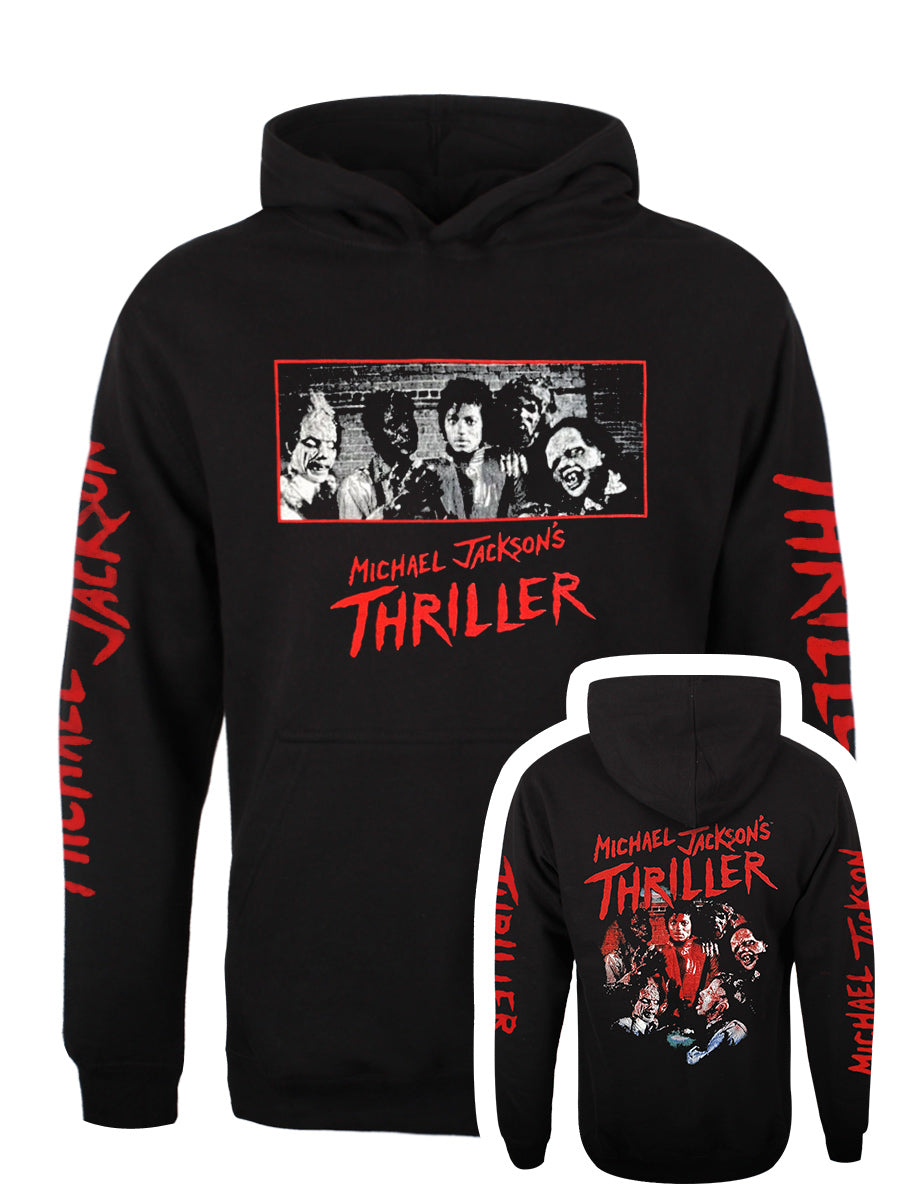Michael Jackson Thriller Zombies Men's Black Pullover Hoodie