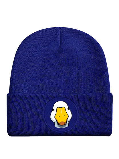 Silly Goose Up Close & Silly Royal Blue Beanie