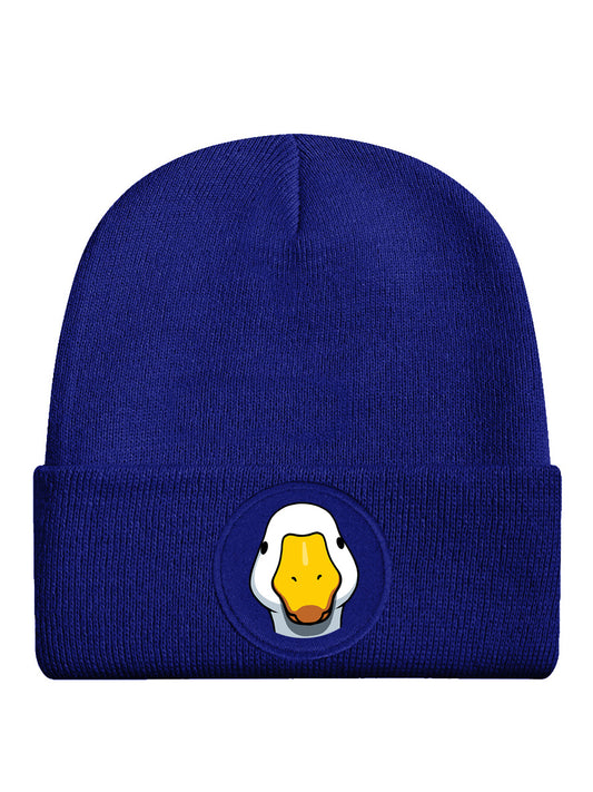 Silly Goose Up Close & Silly Royal Blue Beanie