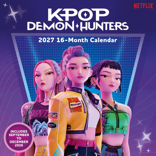 K-Pop Demon Hunters 2027 Square Calendar