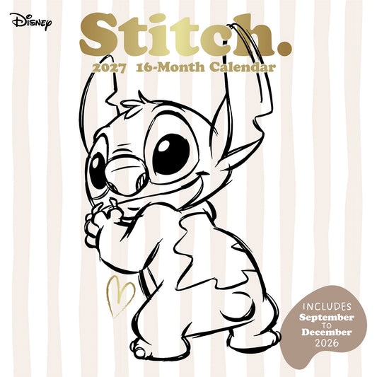 Stitch (Life Is Better With Stitch) 2027 Square Calendar