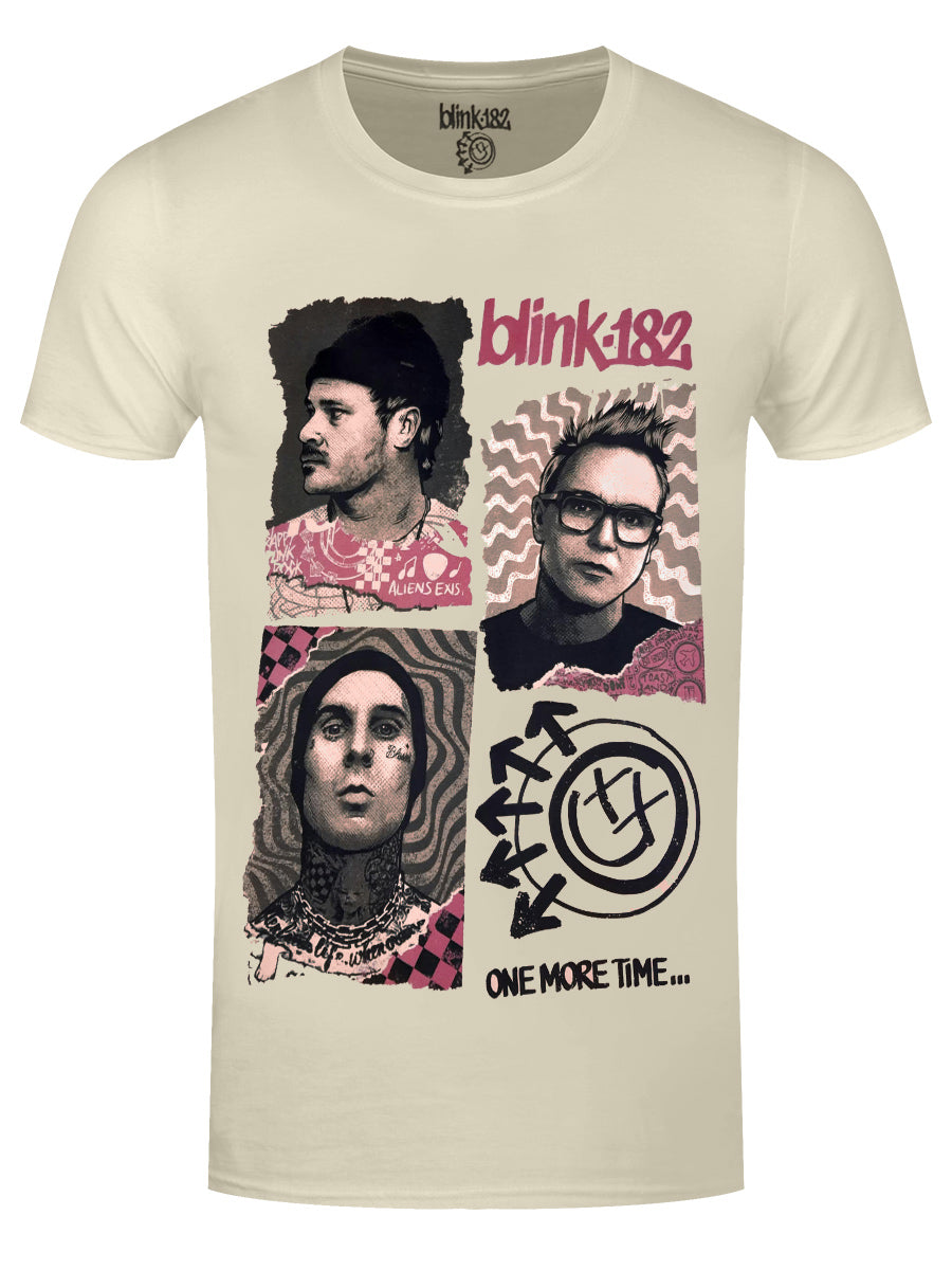 Blink-182 One More Time Band Men's Sand T-Shirt