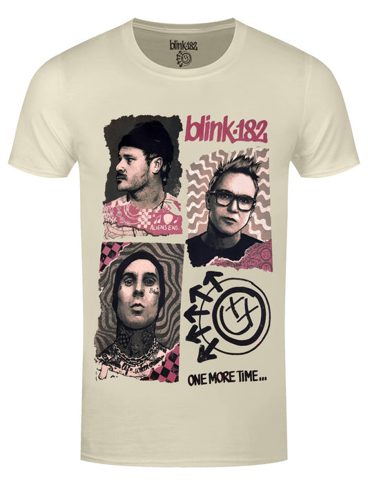 Blink-182 One More Time Band Men's Sand T-Shirt