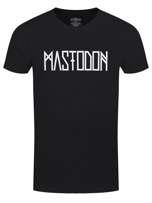 Mastodon Logo Mono Men's Black T-Shirt