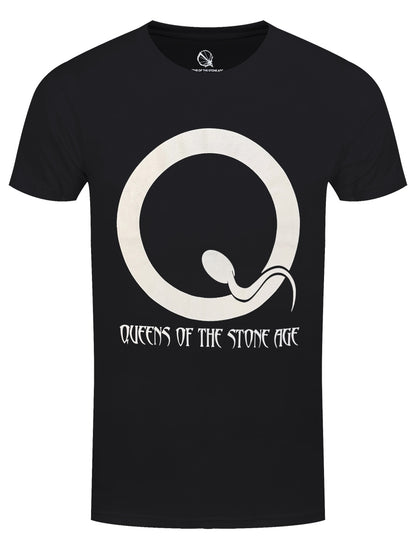 Queens Of The Stone Age Sperm Logo Men's Black T-Shirt