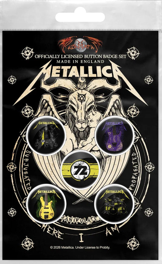 Metallica If Darkness Had A Son Badge Pack