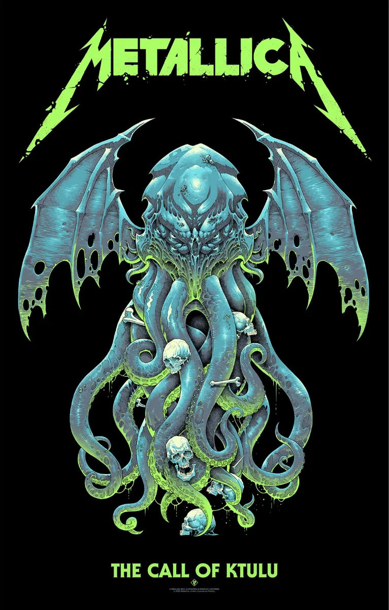 Metallica Call Of Ktulu Textile Flag