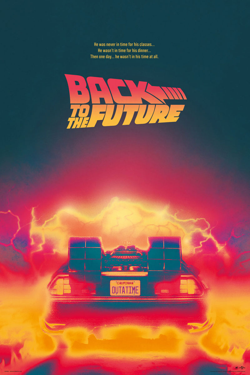 Back to the Future Delorean Maxi Poster