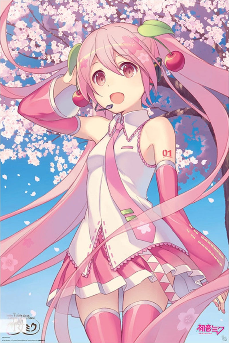 Hatsune Miku Cherry Blossom Maxi Poster