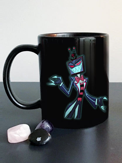 Hazbin Hotel (Voxtek Logo) Black Mug