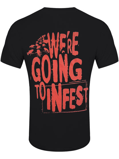 Papa Roach Infest Men's Black T-Shirt