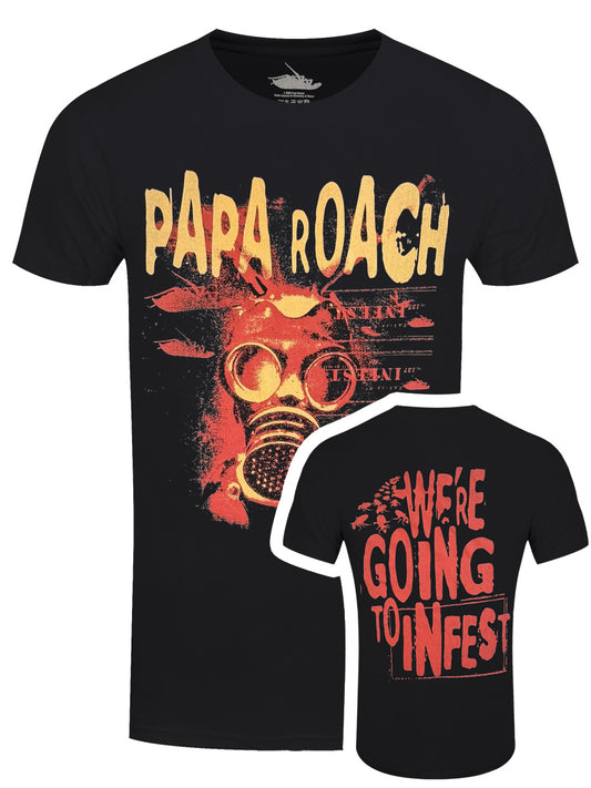Papa Roach Infest Men's Black T-Shirt