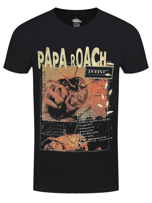Papa Roach Scraps Men's Black T-Shirt