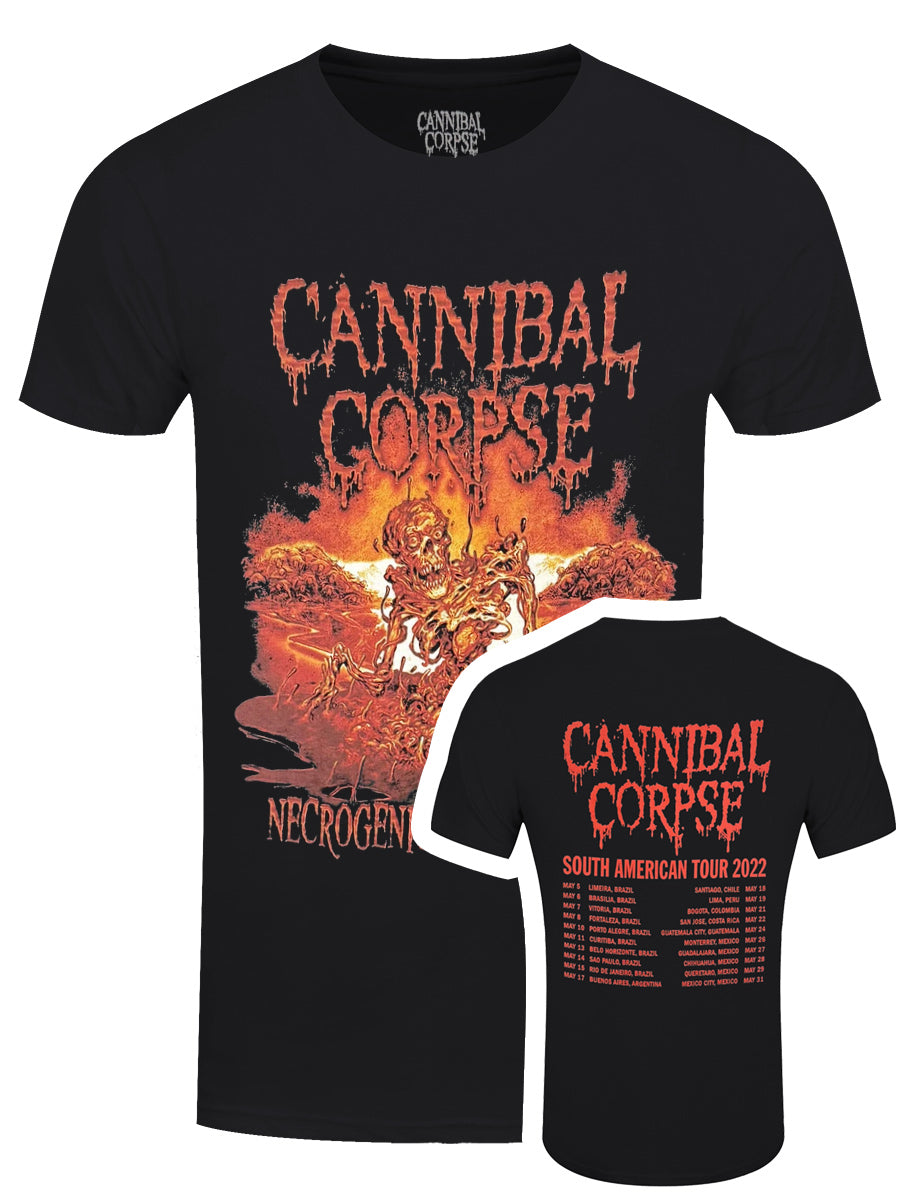 Cannibal Corpse Necrogenic Resurrection Men's Black T-Shirt