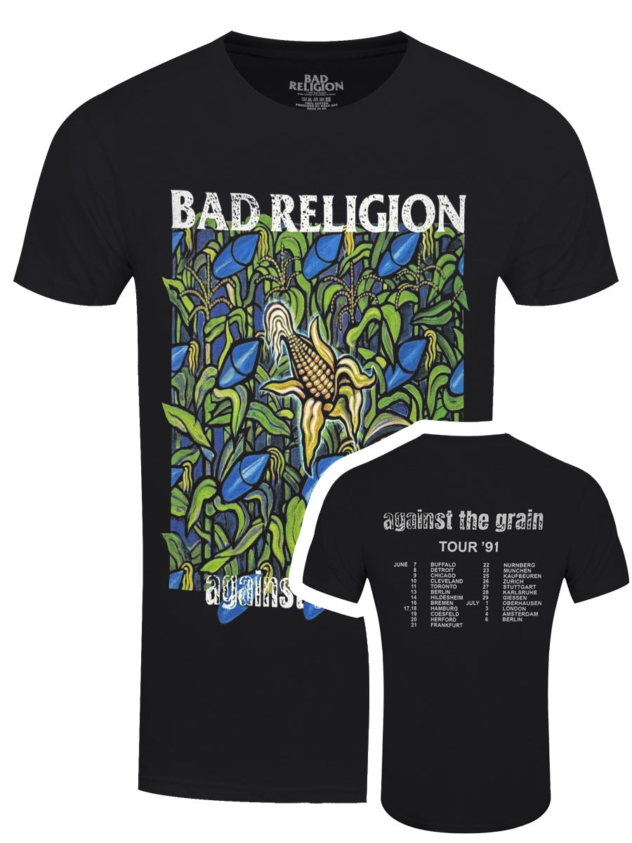 Bad Religion Against The Grain Men's Black T-Shirt