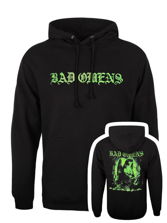 Bad Omens Green Angel Men's Black Pullover Hoodie