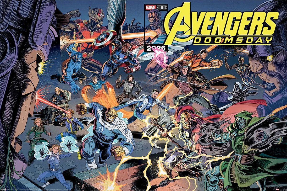 Avengers Doomsday Characters Comic Maxi Poster