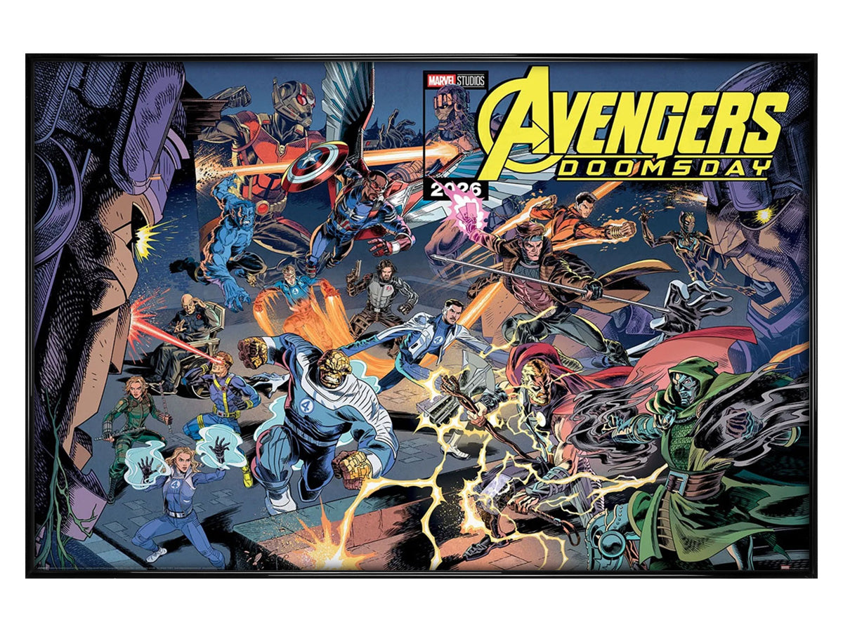 Avengers Doomsday Characters Comic Maxi Poster