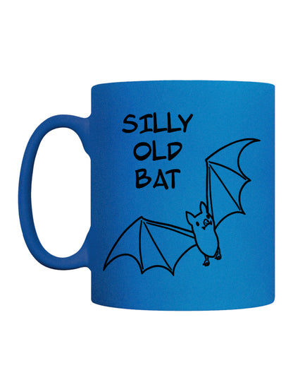 Silly Old Bat Blue Neon Mug